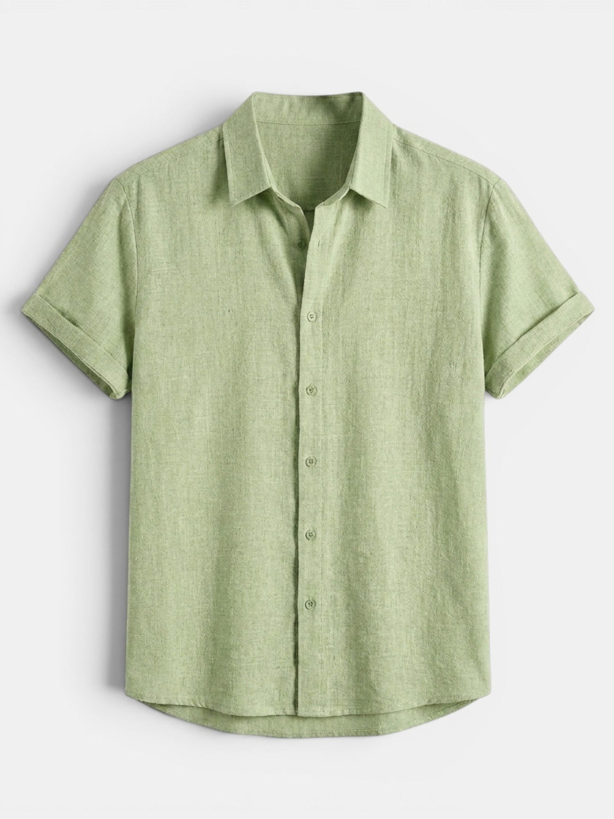 Men's Short Sleeve Button-Up Summer Shirt