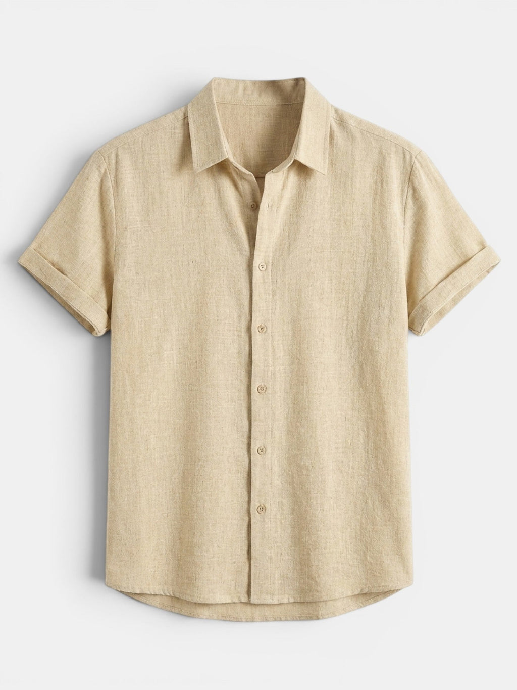 Men's Short Sleeve Button-Up Summer Shirt