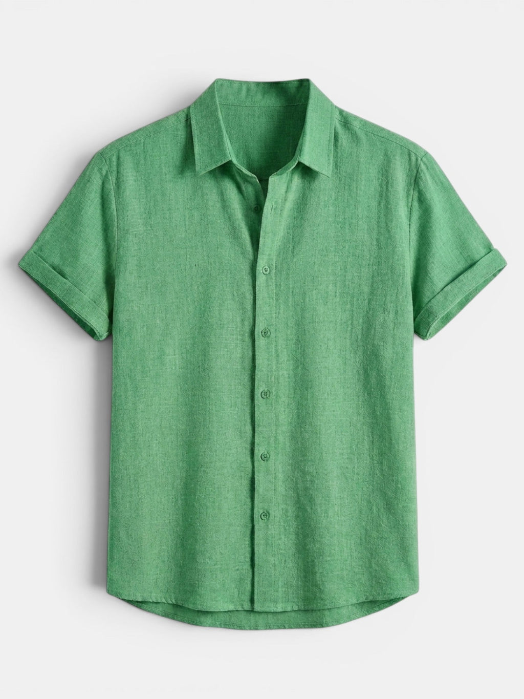 Men's Short Sleeve Button-Up Summer Shirt