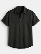 Men's Short Sleeve Button-Up Summer Shirt