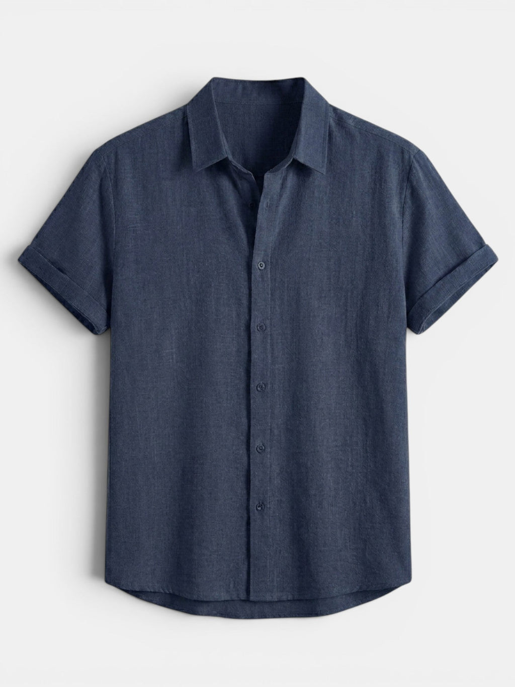 Men's Short Sleeve Button-Up Summer Shirt