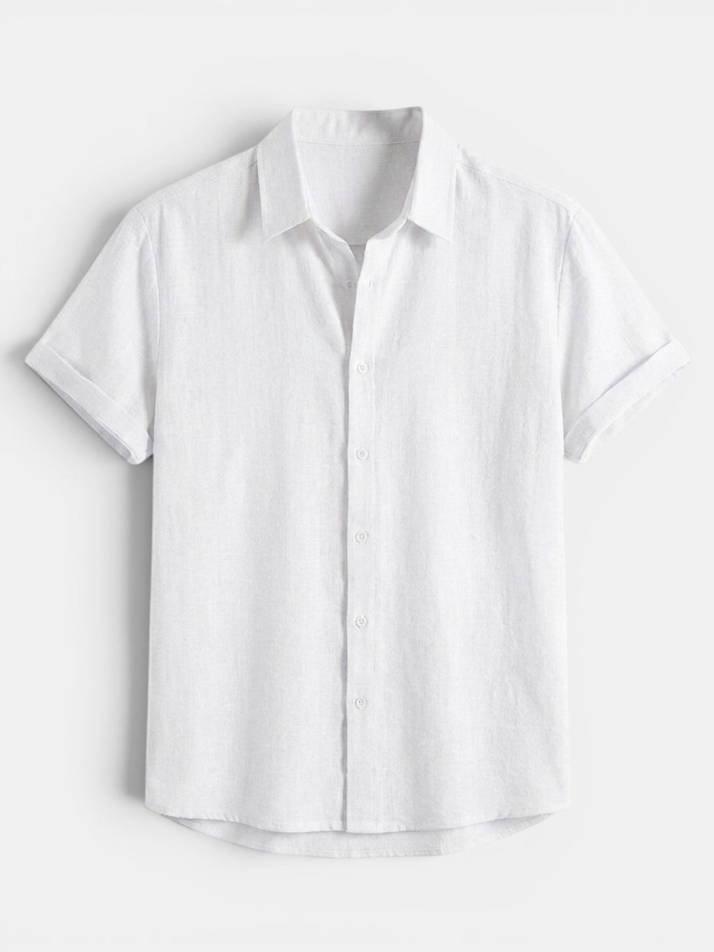 Men's Short Sleeve Button-Up Summer Shirt