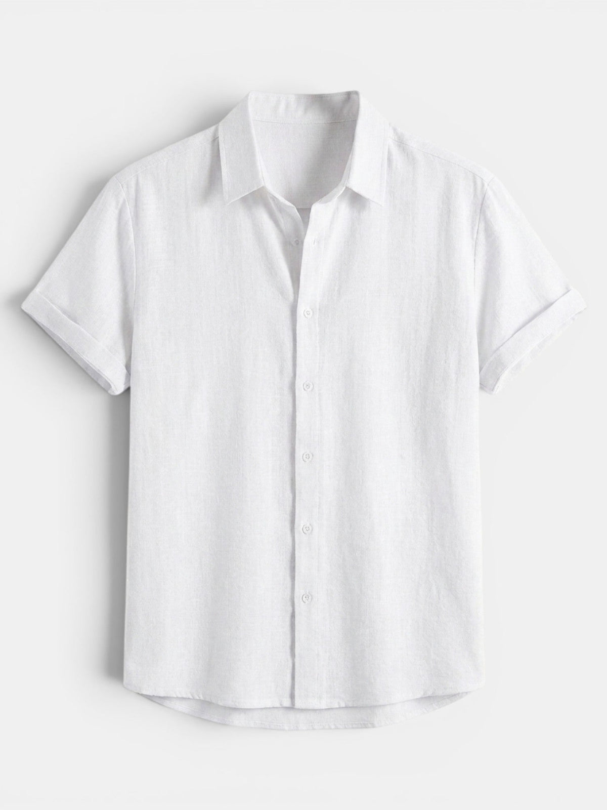 Men's Short Sleeve Button-Up Summer Shirt