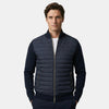 Men’s Quilted Zip Cardigan Lightweight Knit Jacket