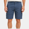 Men's Cargo Shorts with Button Fastening and Flap Pockets