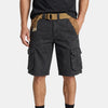 Men's Cargo Shorts with Multiple Pockets and Belt Loops