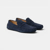 Men's Penny Loafers with Slip On Design and Apron Toe
