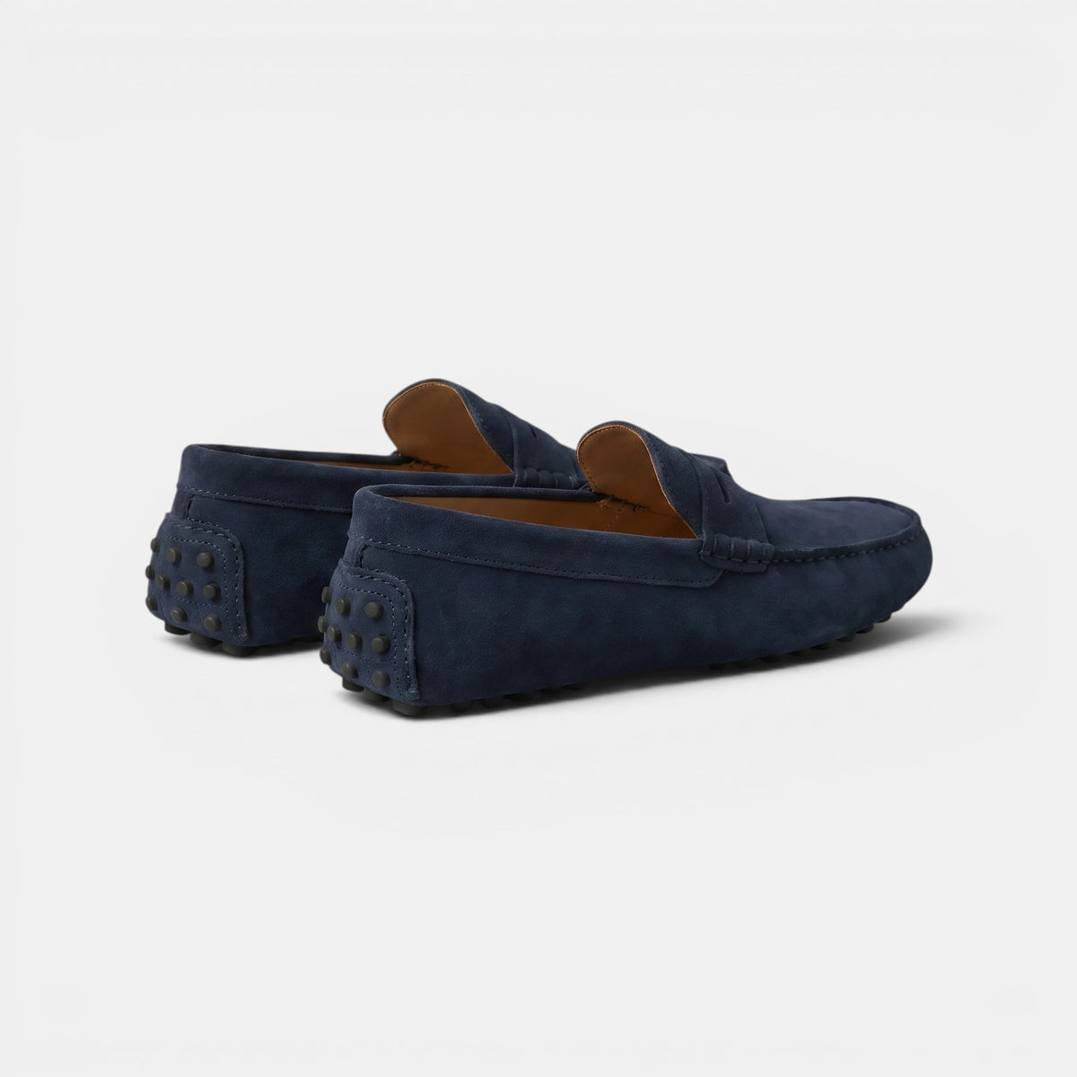 Mocassins penny pour homme à enfiler avec bout en tablier