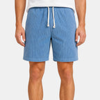 Men's Drawstring Shorts with Elastic Waist and Side Pockets