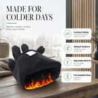 Men's Heated Winter Gloves with Zip Cuff Design