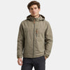 Men's Hooded Jacket with Full Zip and Chest Pockets