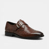 Men's Monk Strap Dress Shoes with Buckle Closure