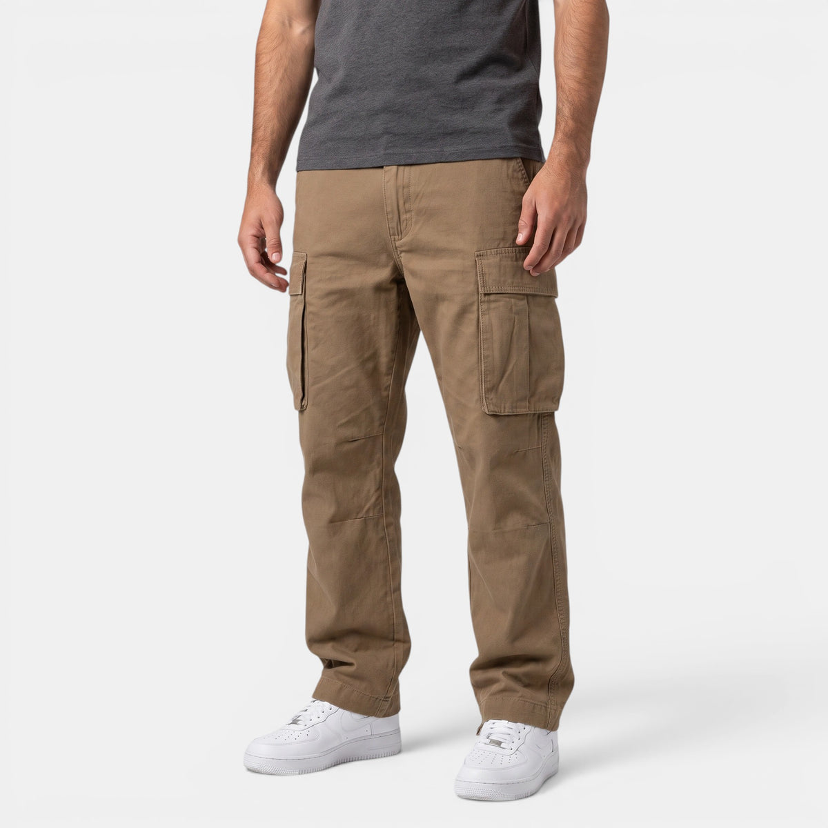 Pantalon cargo pour homme coupe décontractée avec poches utilitaires
