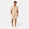 Ensemble coordonné pour homme avec chemise à col cubain et short