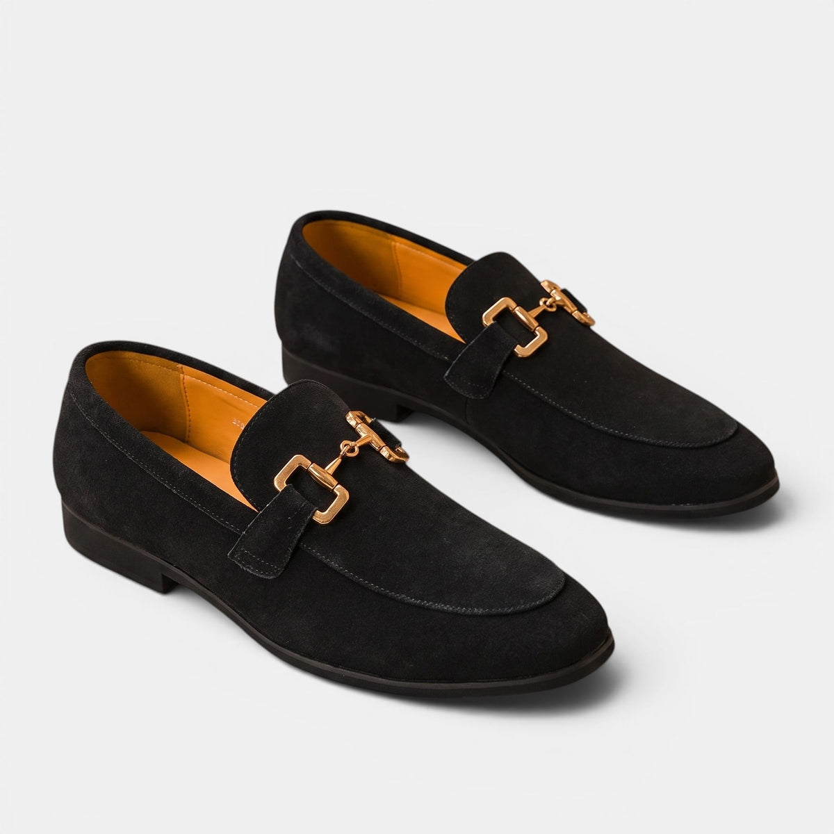 Mocassins pour hommes avec mors, design sans lacets et bout tablier