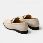 Mocassins pour hommes avec mors, design sans lacets et bout tablier