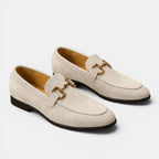 Mocassins pour hommes avec mors, design sans lacets et bout tablier