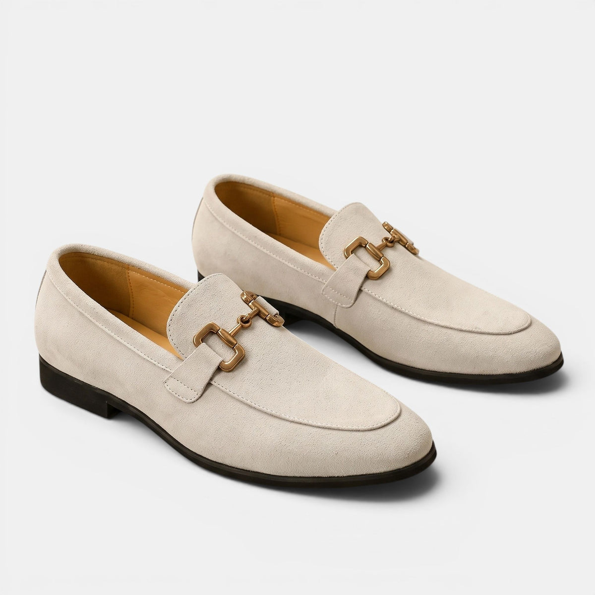 Mocassins pour hommes avec mors, design sans lacets et bout tablier