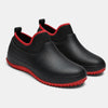 Men's Slip On Work Shoes with Chunky Sole and Pull Tab