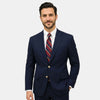 Blazer ajusté pour homme avec fermeture deux boutons et revers cranté
