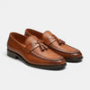 Men's Tassel Loafers with Slip On Design and Woven Vamp