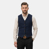 Men's Waistcoat with V Neck and Button Front Design