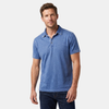 Men's Polo Shirt with Short Sleeves and Button Placket