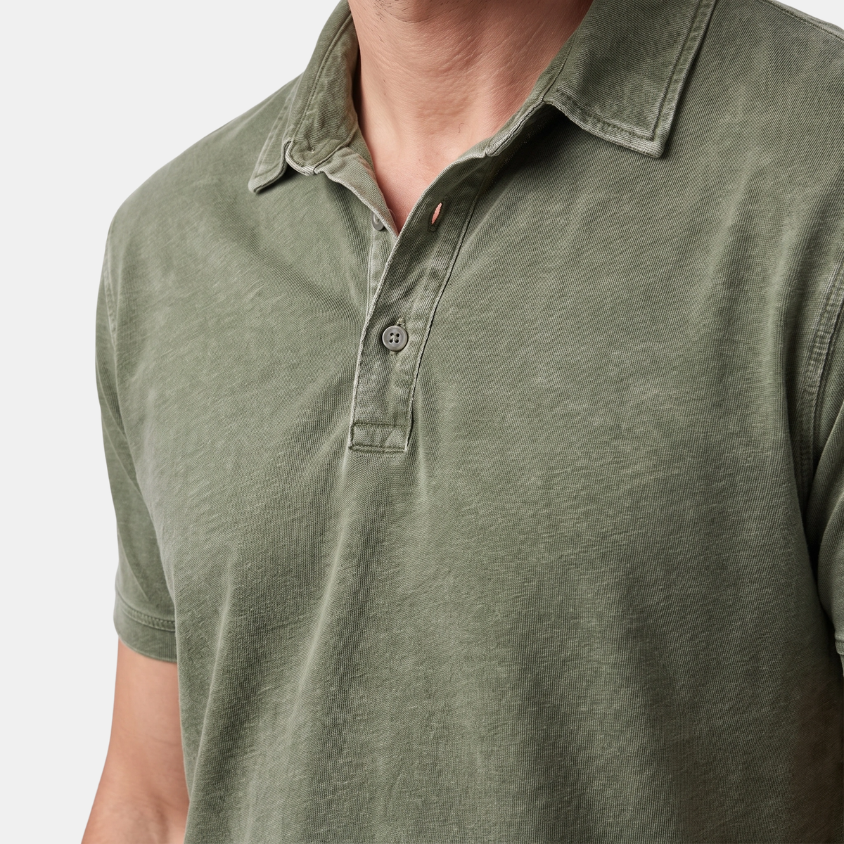 Polo homme à manches courtes avec patte de boutonnage