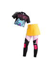 Ensemble de déguisement d’Halloween pour enfant sur le thème des héros de K-Pop, avec crop top et jupe