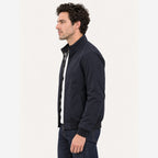 Men's Navy Harrington Jacket – Check Lining Regular Fit