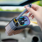 120W 4-in-1 Retractable Car Charger – Fast Charging USB-C & USB