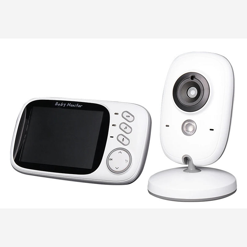 3.5-Inch Video Baby Monitor – Night Vision Two-Way Audio & Temperature Sensor
