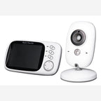 3.5-Inch Video Baby Monitor – Night Vision Two-Way Audio & Temperature Sensor