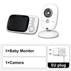 3.5-Inch Video Baby Monitor – Night Vision Two-Way Audio & Temperature Sensor