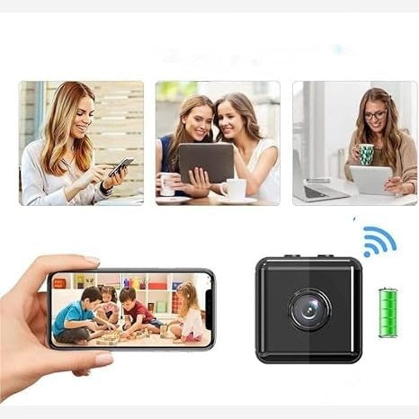 1080P Mini WiFi Security Camera – Wireless Night Vision & Motion Detection