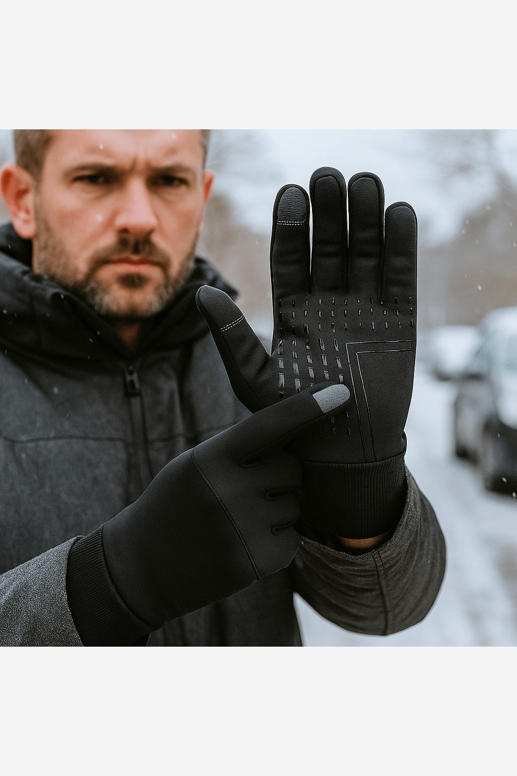 Men's Winter Gloves – Waterproof Windproof Touchscreen