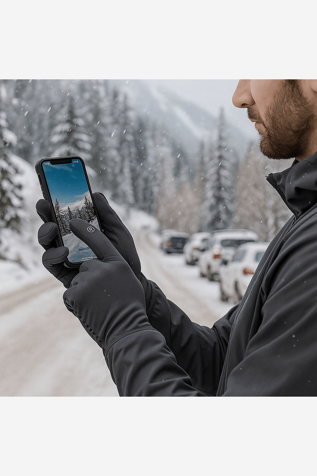 Men's Winter Gloves – Waterproof Windproof Touchscreen