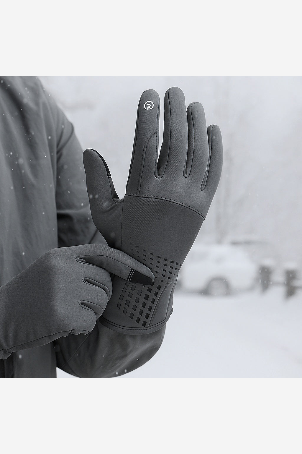 Men's Winter Gloves – Waterproof Windproof Touchscreen