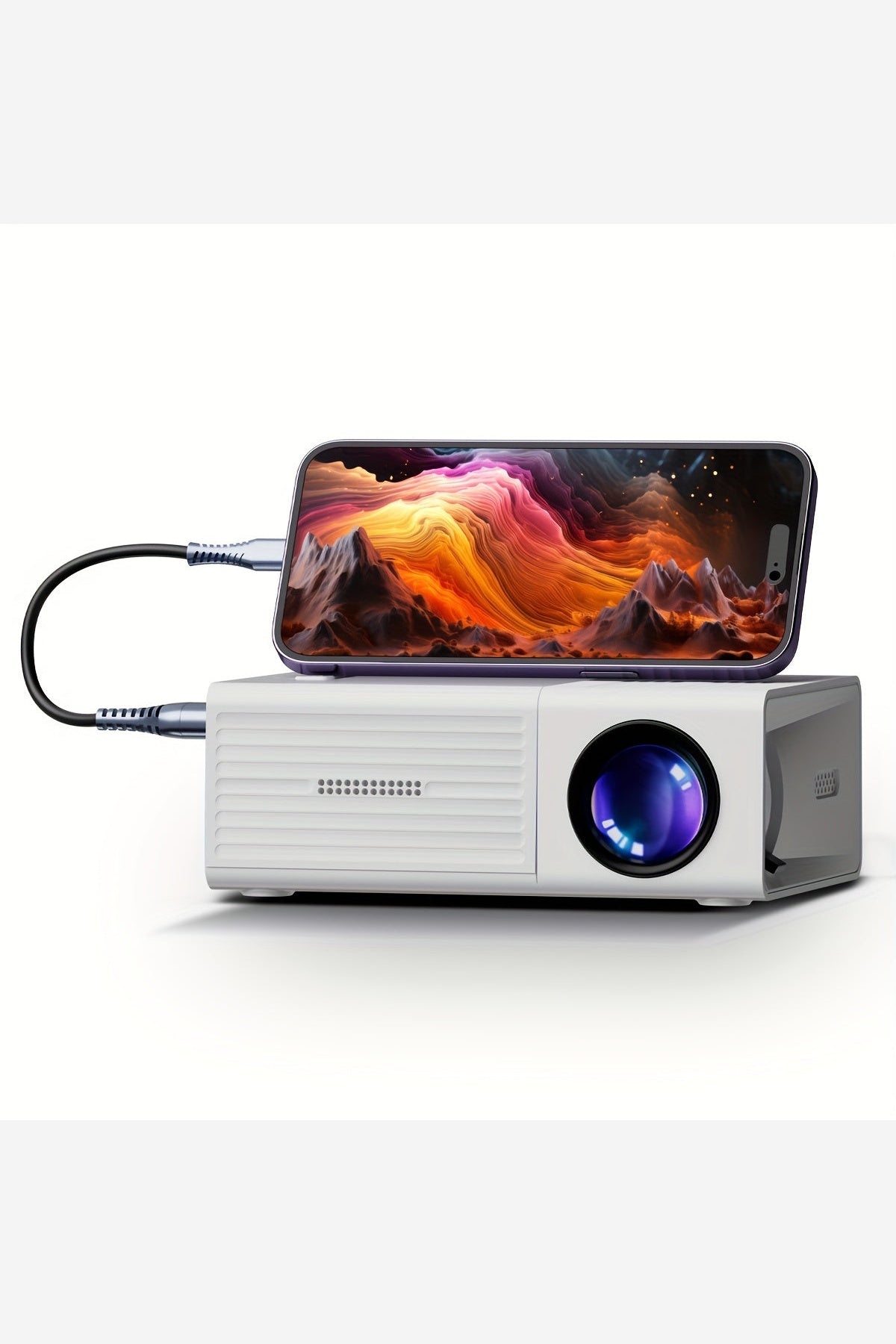 Mini LED Projector – Portable Home Cinema Video Projector