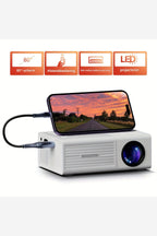 Mini LED Projector – Portable Home Cinema Video Projector