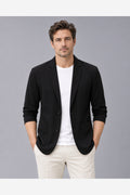 Men's Lightweight Blazer – Two Button Relaxed Fit Notch Lapel