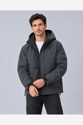 Men's Waterproof Rain Jacket – Hooded Windproof Lightweight
