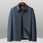 Men's Smart Casual Jacket – Full Zip Point Collar