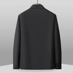 Men's Smart Casual Jacket – Full Zip Point Collar