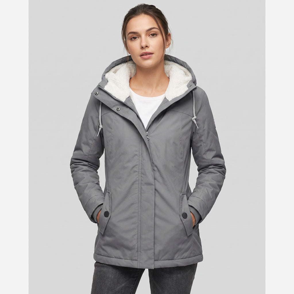 Women's Insulated Winter Jacket – Detachable Hood