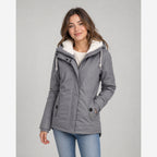 Women's Insulated Winter Jacket – Detachable Hood