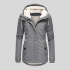 Women's Insulated Winter Jacket – Detachable Hood