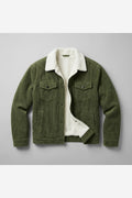Men's Corduroy Jacket – Fleece Lined Sherpa Collar