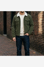 Men's Corduroy Jacket – Fleece Lined Sherpa Collar