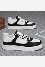 Men's Chunky Sole Trainers – Black/White